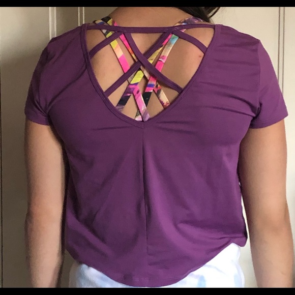 Short sleeve cropped t-shirt - Picture 2 of 2